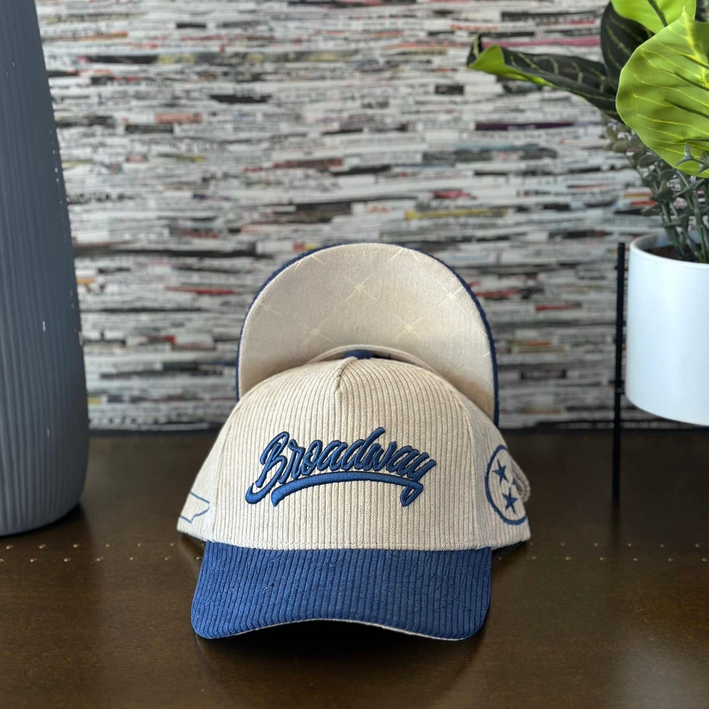 Broadway Corduroy Baseball Cap