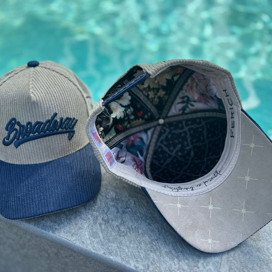 Broadway Corduroy Baseball Cap
